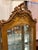 Louis XV Style Giltwood Curio Display Cabinet, 1970's For Sale - Image 4 of 14