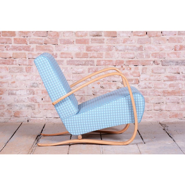 Czech Art Deco H-269 Armchair by J. Halabala for Up Závody, 1930s For Sale - Image 6 of 12