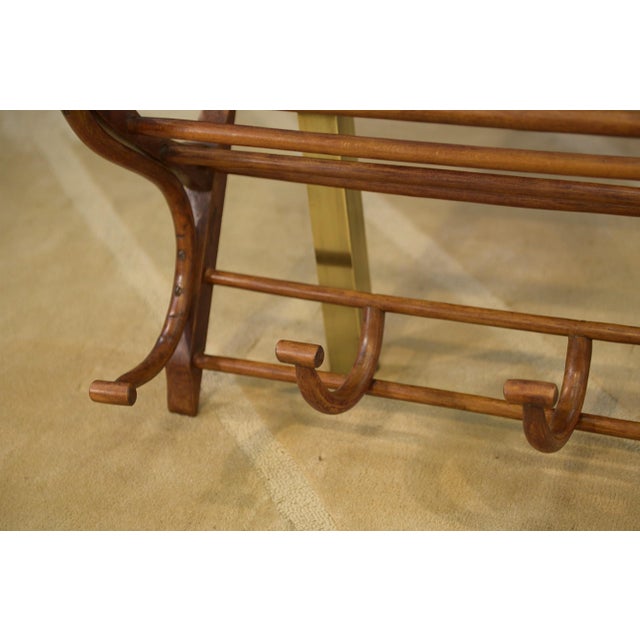 Bentwood Coat Rack with Hooks and Hat Rack, 1920s, in Very Good conditions. Designed 1920 to 1949