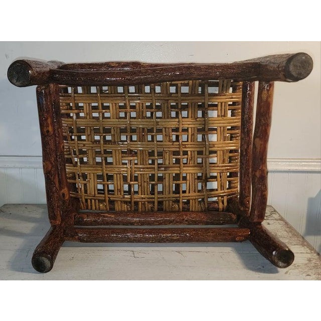 1940s Old Hickory Ottoman For Sale - Image 4 of 6