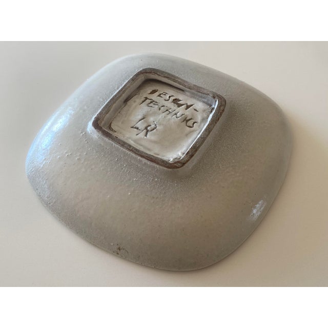 1940s Lee Rosen for Design-Technics Pottery Plate For Sale In New York - Image 6 of 8