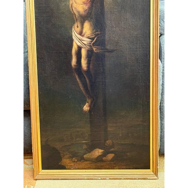Spanish School Artist, Figurative Composition, 17th Century, Oil Painting on Canvas For Sale - Image 4 of 12