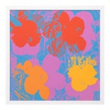 Andy Warhol "Flowers" Screenprint in Colors For Sale
