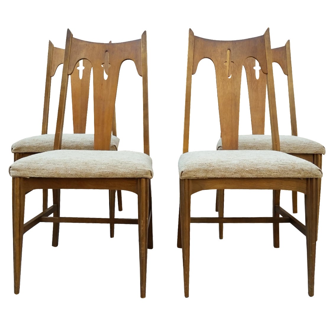 MidCentury Bassett Dining Chairs Set of 4 Chairish