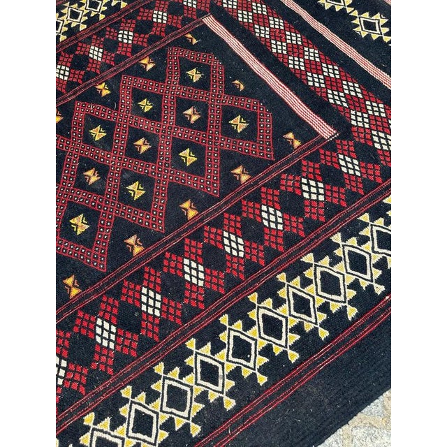 Vintage Moroccan Berber Tribal Kilim, 1950s For Sale - Image 10 of 18