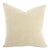 Chella Textiles Montecatini Sand Dune Light Tan Chenille Pillow Cover For Sale