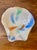 Glass Vintage Murano Seashell Art Glass Bowl, Italian Cased Glass Catchall Dish For Sale - Image 7 of 7
