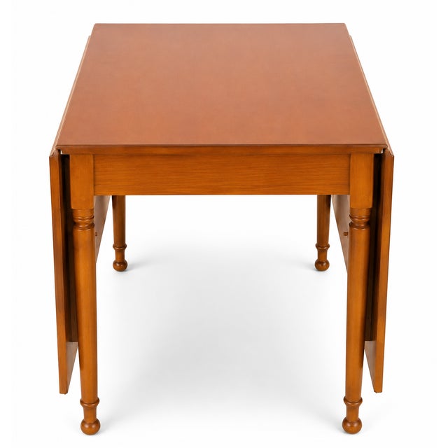 Stickley 1970s Authentic Stickley Sold Wood Drop Leaf Dining Table For Sale - Image 4 of 12