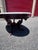 1950s Vintage Victorian Revival Oval Marble Top Center Table With Hand-Carved Mahogany Base For Sale - Image 5 of 7