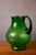 Large Jug in Spiral Green Glass For Sale - Image 6 of 9