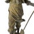 Antique French Louis Guillemin Signed Spelter “Jardinier” Sculpture For Sale - Image 12 of 17