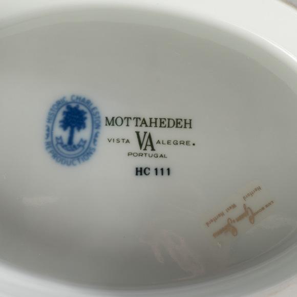 Mottahedeh Historic Charkston Blue Canton Tureen and Underplate For Sale - Image 11 of 11