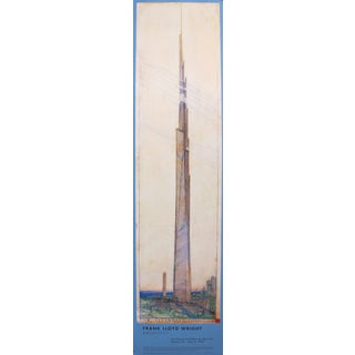 1994 Exhibition Poster, Frank Lloyd Wright - Archictect at the MoMA For Sale