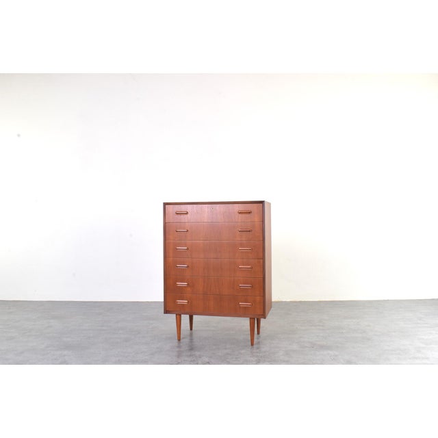 Mid-Century Modern Mid-Century Modern Danish Teak Chest of Drawers, 1960s For Sale - Image 3 of 17