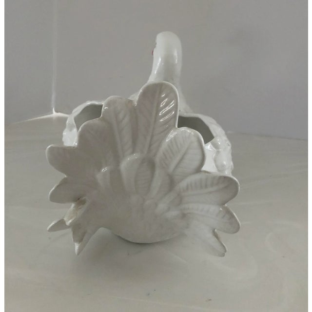 White 1960’s Italian White Hen Planter For Sale - Image 8 of 9