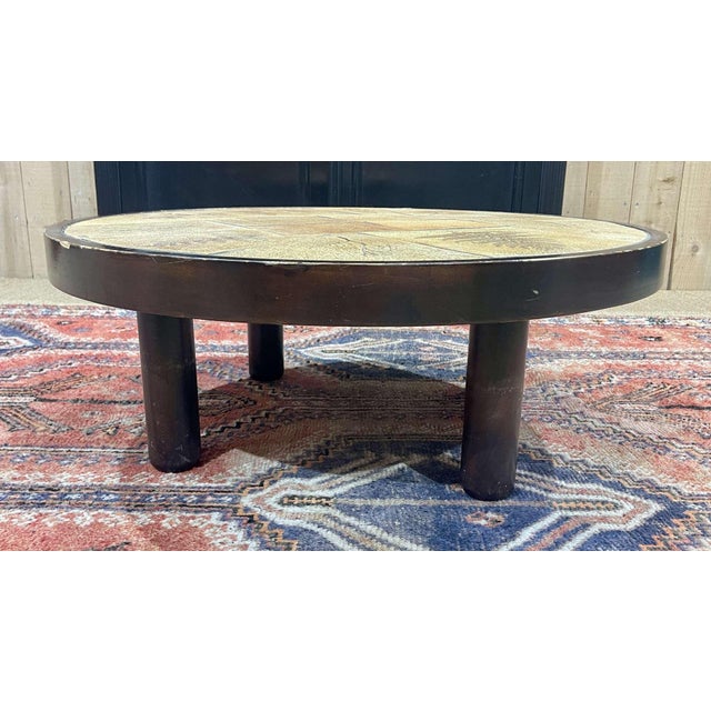 Coffee Table by Raymonde Leduc Vallauris, 1960s For Sale - Image 9 of 10