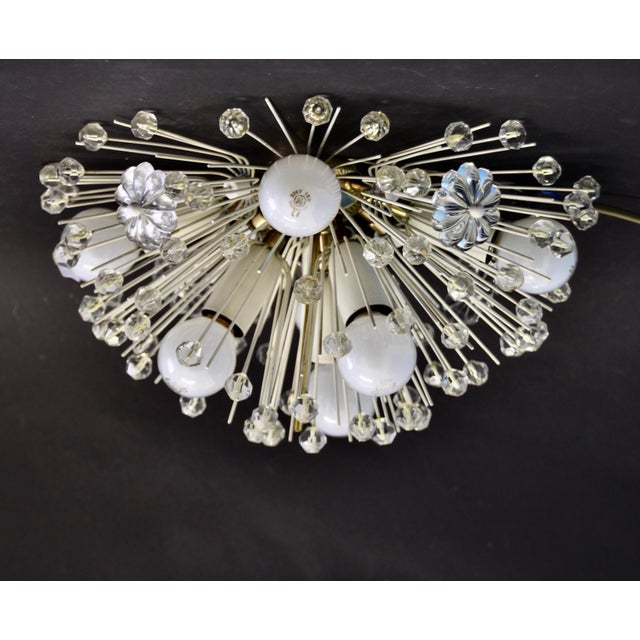 Mid-Century Modern Snowball Ceiling Lamp by Emil Stejnar for Rupert Nikoll, 1950s For Sale - Image 3 of 14