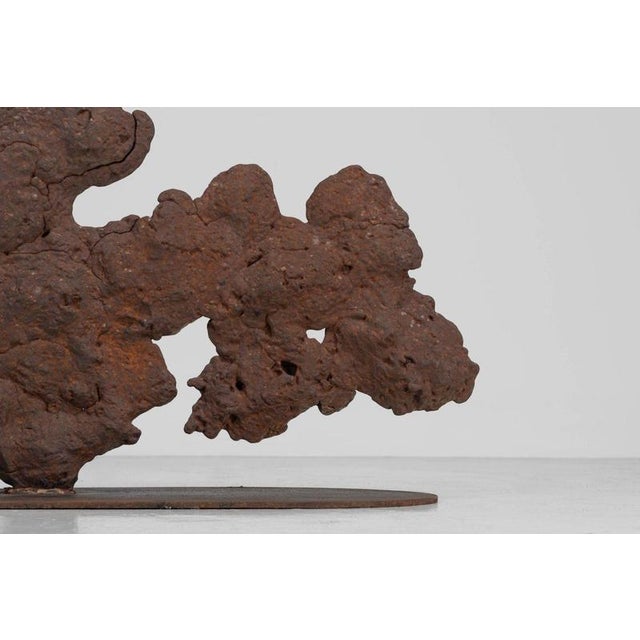 Brutalist Modern Abstract Plant Sculpture from Theo Niermeijer, 1970s For Sale - Image 3 of 15