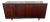 Vintage Italian Walnut and Ebony Sideboard For Sale