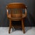 Early 20th Century Antique Solid Quarter-Sawn Oak Banker's Chairs c.1934 For Sale - Image 5 of 18