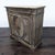 Rustic Two Door Cabinet With Molded Designs on Doors For Sale - Image 3 of 12