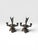 Victorian Pair of Antique Victorian Silver Plate Cherub Two-Light Candlesticks For Sale - Image 3 of 12