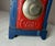 Antique Cast Iron Champion Safe Red Blue Art Deco Thrift Still Bank Geneva Ohio For Sale In New York - Image 6 of 12