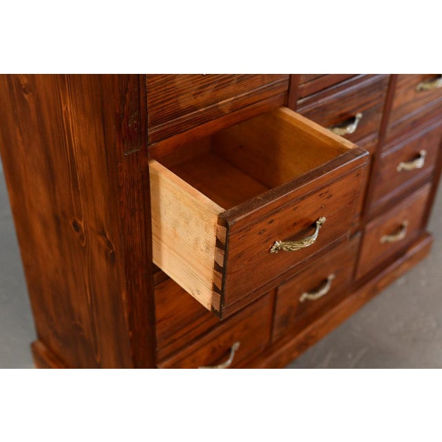 Art Nouveau Ironmongers Drawers, 1890s For Sale - Image 10 of 12