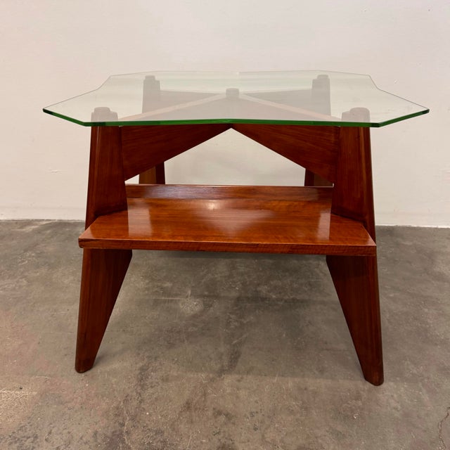 Vintage Asymmetric Coffee Table, 1950s For Sale - Image 3 of 8