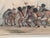 This image is "Buffalo Dance" (Plate 8) from the North American Indian Portfolio by artist George Catlin Charming 19th-...