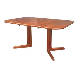 Mid 20th Century Danish Teak Extendable Rectangular Dining Table by Skovby Møbelfabrik A/S For Sale