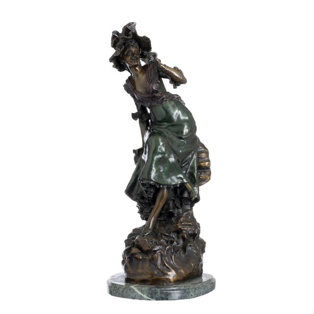 Brown Sculpture by Louis Hottot For Sale - Image 8 of 8