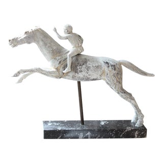 19thC. French Rearing Horse Sculpture For Sale