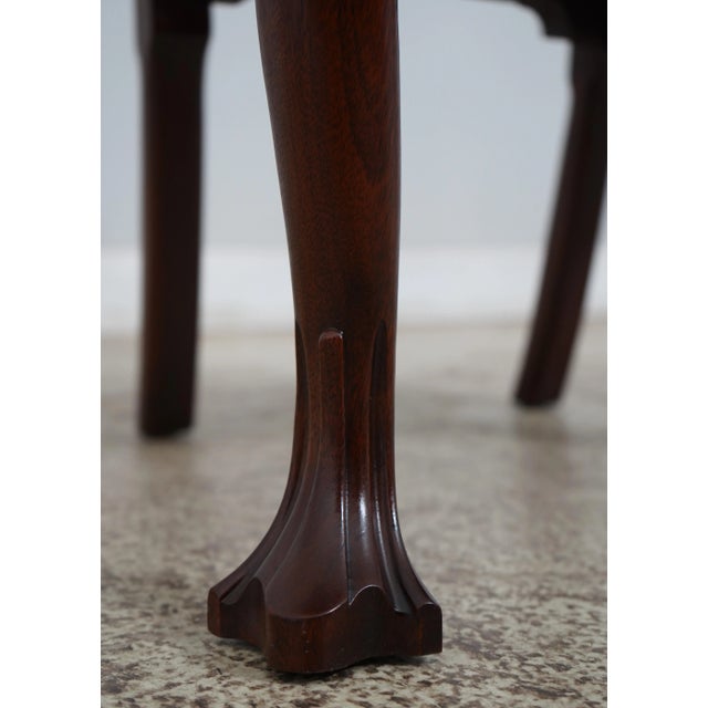 Wood Set of 10 Henkel Harris Model 103 Mahogany Dining Room Chairs For Sale - Image 7 of 12