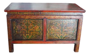Early 20th Century Tibetan Altar Cabinet