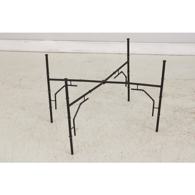 Black & Gold Toleware Tray Top Table For Sale - Image 15 of 17