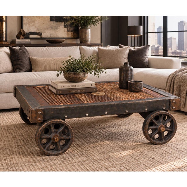 Ronson 1940s Ronéo Industrial Cart For Sale - Image 4 of 5