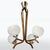 Brown Mid-Century Wooden Brussels Style Chandelier from Bohemia, 1970s For Sale - Image 8 of 8