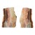 Vintage Onyx Natural Stone Bookends - A Pair For Sale