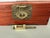 Chinese Asian Wooden Jewelry Box Brass Red Lined Trinket Chest W/Key + Lock Vintage For Sale - Image 18 of 18