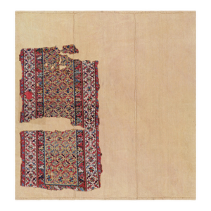Vintage Tribal Rug Fragment Layered With Flatweave Backing - Rug & Kilim