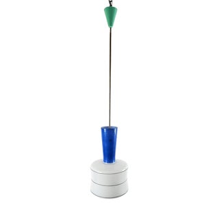 Mid-Century Modern Italian Pendant Light in Murano Glass by Gae Aulenti, 1960s For Sale