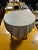 Plastic 1970s Draped Resin Petite Trompe-l'Oeil Table For Sale - Image 7 of 8