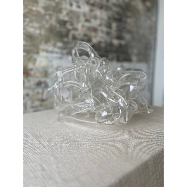1970s Lucite Sculpture For Sale - Image 4 of 4
