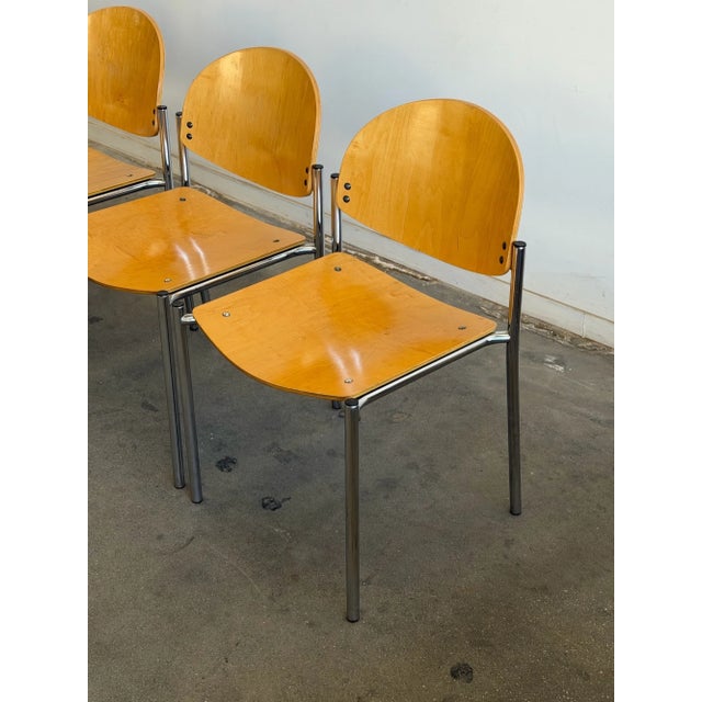Post Modern Dining Chairs - Set of Six For Sale - Image 17 of 18
