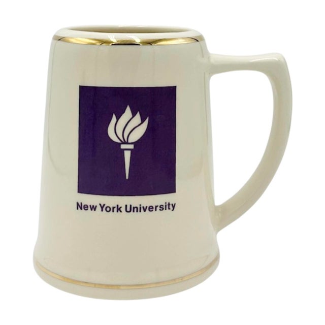 Vintage New York University Miniature Ceramic Stein Mug 5"h For Sale In Washington DC - Image 6 of 11