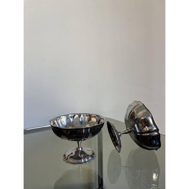 Stainless Steel Cups, France, Set of 4 For Sale - Image 4 of 10