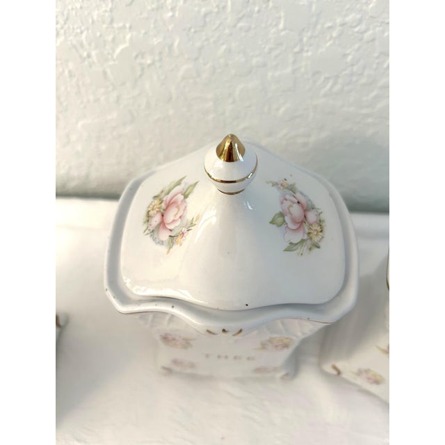 1930s Floral Dutch Porcelain Canister Set, 3 PCS For Sale In West Palm - Image 6 of 7