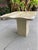 1960s Scalloped Travertine Marble End Table For Sale - Image 4 of 5
