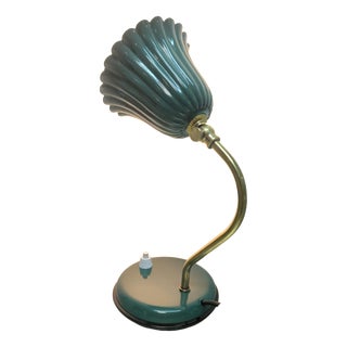 Vintage Table Lamp with Adjustable Dome, 1950s For Sale